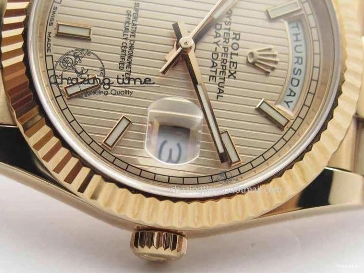 RG Best RG 228239 40mm Edition Day-Date RG Bracelet Dial Noob 1:1 President On A3255 0404